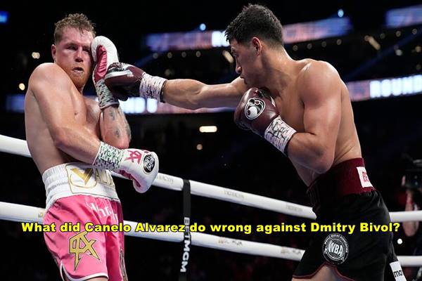 What did Canelo Alvarez do wrong against Dmitry Bivol?